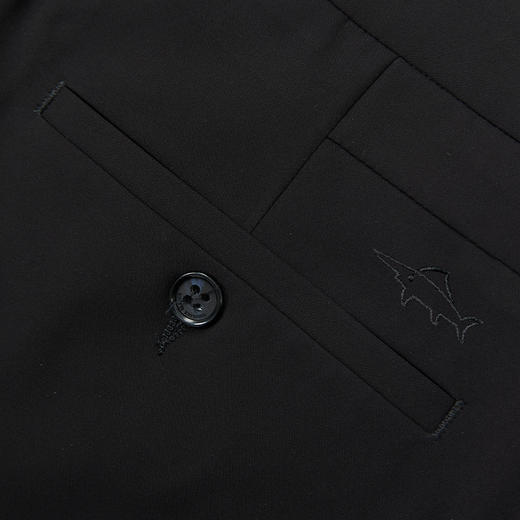 【高弹】德鲨鲨鱼黑色休闲裤男2026夏新款直筒裤子男长裤 商品图4