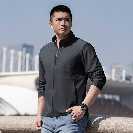 【龙牙上新】龙牙隐之轻鹿针织抗UV立领夹克加强版 商品图8