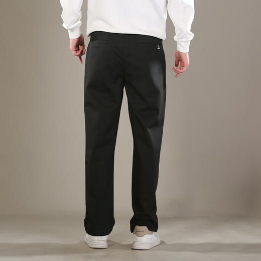DRONKOO 2026 半松紧腰左口袋压线织唛斜纹小直筒中厚休闲长裤 商品图4