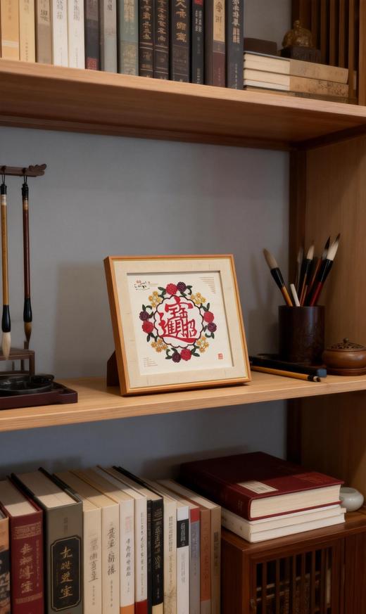 泰山皮影装饰摆台旅游纪念品手工艺品 商品图1