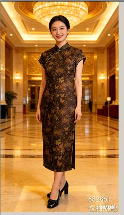 682861春上新 短袖旗袍 商品图0