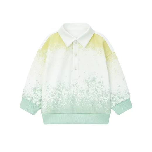 英氏儿童长袖T恤春秋新款翻领上衣卫衣男宝宝polo衫YRTAJ1P203A 商品图4