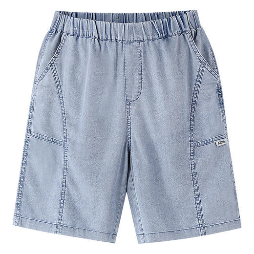 男童全腰牛仔中裤夏季新款安奈儿童装EB626593 商品图5