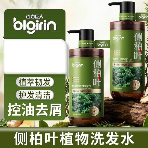 春节不打烊【植萃韧发❗️护发清洁】百力巨人草本植萃侧柏叶洗发水头发清洁控油蓬松控油洗发露。jd 商品图0