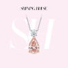ShiningHouse[培育] 粉钻系列 18k金钻石吊坠 水滴形1克拉钻人工真钻人造钻石K金吊坠时尚钻石吊坠卓越匠心奢耀臻献【此商品不支持7天无理由退货退款】预计3日发货（单吊坠,图片为搭配展示） 商品缩略图0