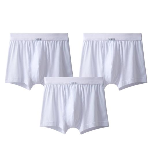 【超值纯棉3条装】SCHIESSER舒雅内裤男士纯棉全棉透气简约宽松版大码四角短裤3条装平角裤35/5653T 商品图5