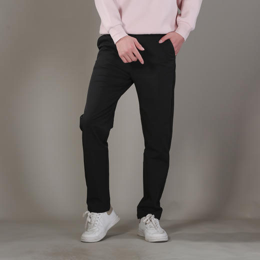 DRONKOO 2026 半松紧腰左袋钉扣高弹中厚休闲长裤 商品图1