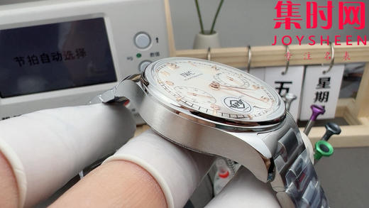 【新款葡七钢带款】新品万国APS葡萄牙七日链系列 APS新款葡七钢带款 白盘金针 男士腕表 商品图3