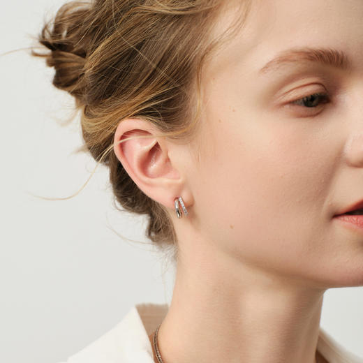 ARSIS｜自由搭配系列 循光双层耳钉 商品图4