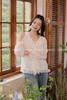 【门店同款】ENJOY春季“柔光芳序”荷叶边刺绣上衣 169743248 商品缩略图5