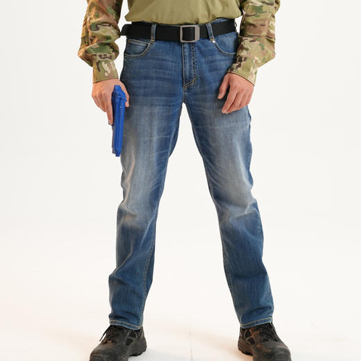 鹰爪磐石战术牛仔裤弹力四季款考杜拉牛仔裤 商品图9