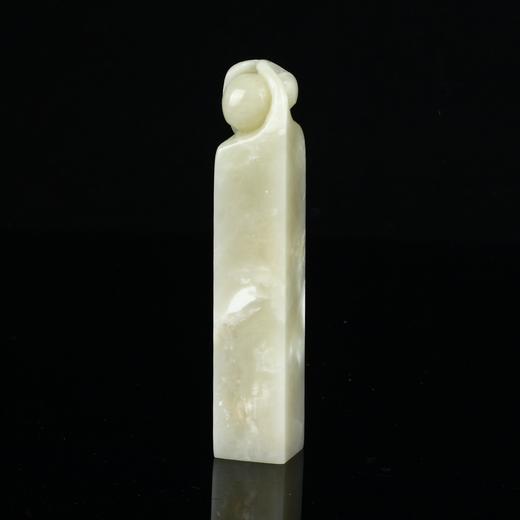 孤品17820昌化石冻石桃钮方章吉祥吉长寿2.0*2.0*10.2cm 商品图1