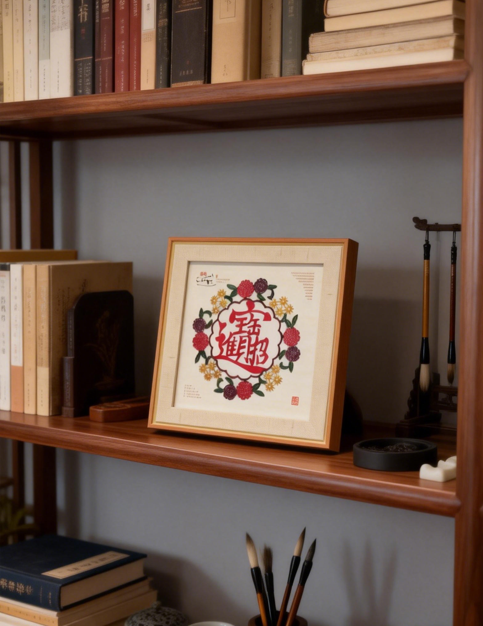 泰山皮影装饰摆台旅游纪念品手工艺品