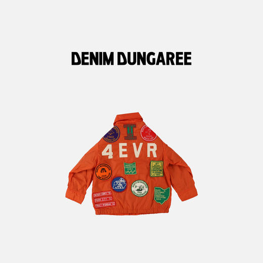 DD日本童装 DENIM DUNGAREE 复古徽章 MX ELEVEN 教练夹克 商品图4