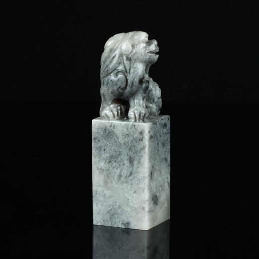 孤品17812长白石貔貅钮方章姓名章刀感佳2.5*2.5*8.1cm 商品图3