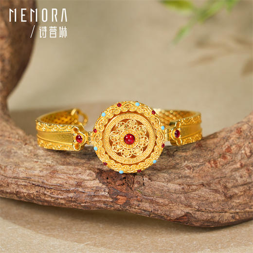 【新品首发】灵转八宝（豪华版）黄金足金手链【按克计价黄金2】成熟女性MEMORA诗普琳GB319901 商品图2