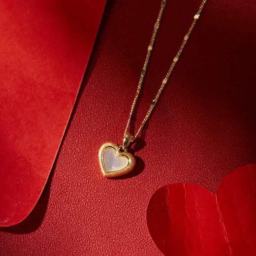 大英博物馆欧洲文化艺术项链心耀永恒爱心项链 商品图1