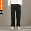 DRONKOO 2026 半松紧腰左口袋压线织唛斜纹小直筒中厚休闲长裤 商品缩略图0