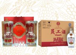 和美好礼双支装礼盒（内含八代五粮液 52度 500mLx2瓶；酒具x1套）*1盒+员工酒光瓶 50度500mL*6瓶 商品图0