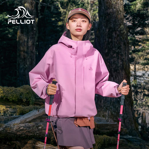 伯希和户外硬壳冲锋衣2026年新款Teflon暴雨级防水登山外套男 商品图0