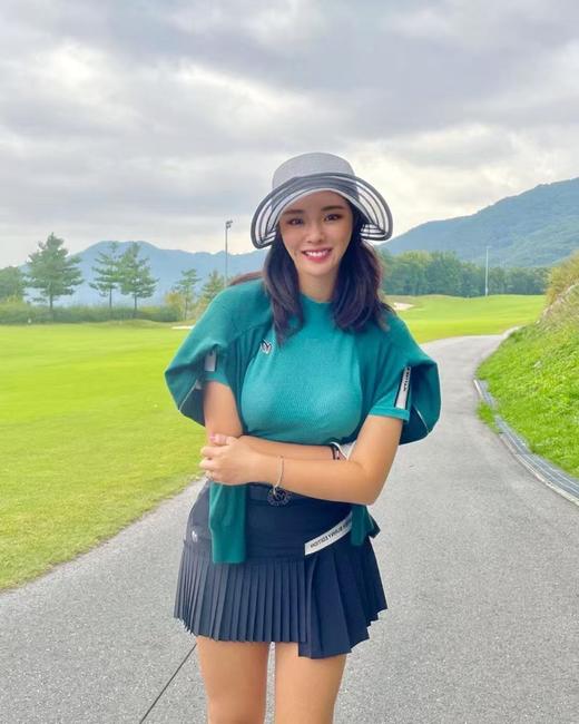 M家新款春夏女士百褶撞色印花织带短裙来了！W821809-34 商品图1