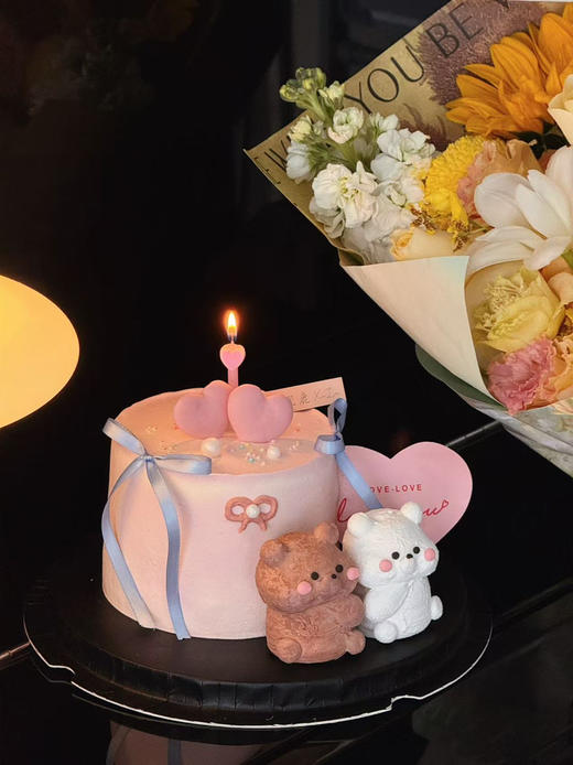 情侣小熊蛋糕（4寸） 商品图0