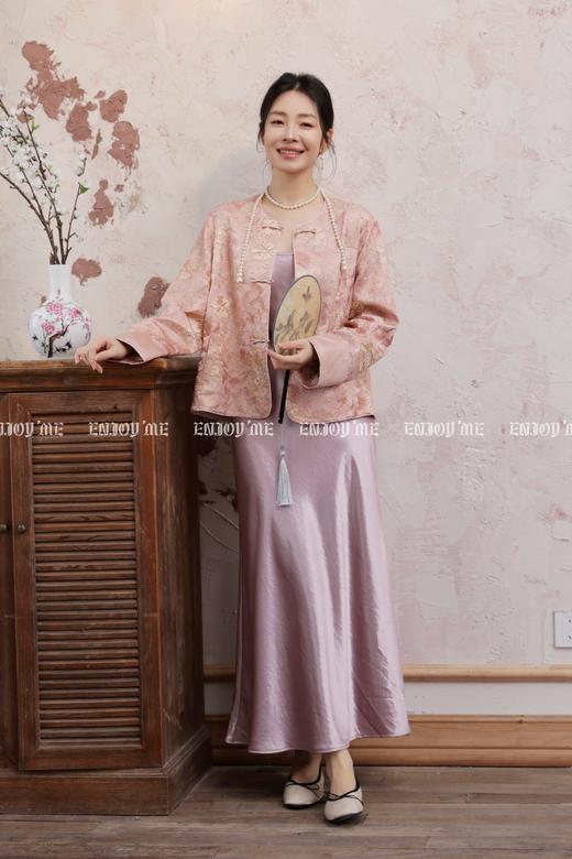 【门店同款】ENJOY春季“画中行”璀璨鎏金吊带裙 169697464 商品图6