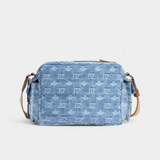 DSQUARED2 男士字母徽标图案 Monogram 牛仔斜挎单肩包 混色 CBM0077 10108819 3098 商品图1