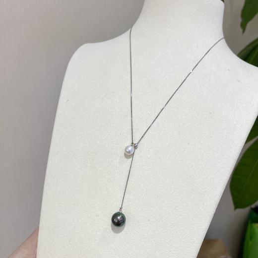 双珠珍珠项链 商品图4
