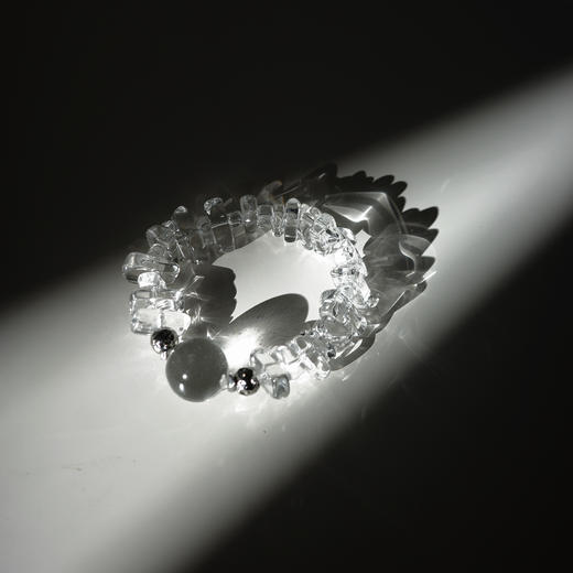 「初之光」白水晶手串 | 适合腕围15-15.5cm 双A级白水晶手链 to me 天然石饰品 商品图7