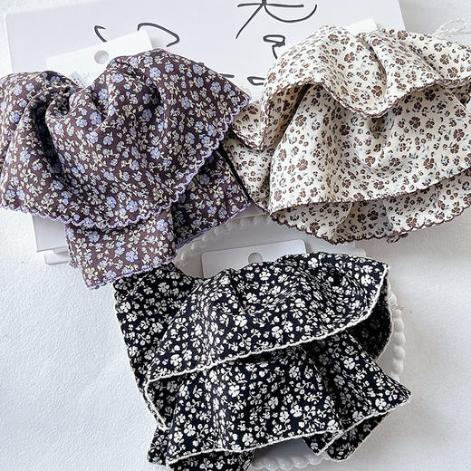 韩系碎花温柔慵懒氛围感马尾抓-纪念日百货门店同款169447959 商品图0