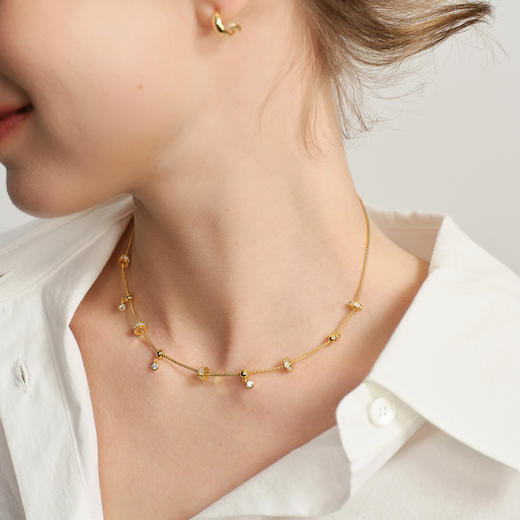 ARSIS｜自由搭配系列 循光满天星锁骨链 商品图7