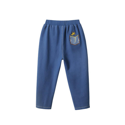 英氏童装牛仔长裤儿童裤子男宝宝休闲裤外穿秋裤YRKCJ32160A 商品图4