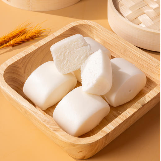 【焕新上市】牛奶馒头16个装400g 松软弹新西兰奶源奶香浓郁 儿童老人速冻早餐 商品图4