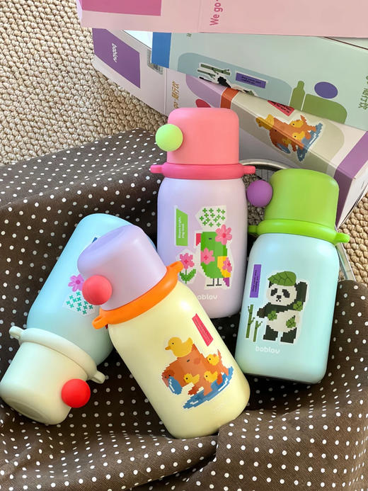 【开学季专场】保温杯  多种容量可选  食品级硅胶  316不锈钢内胆  保温保冷一年四季可用  可爱又实用~ 商品图0