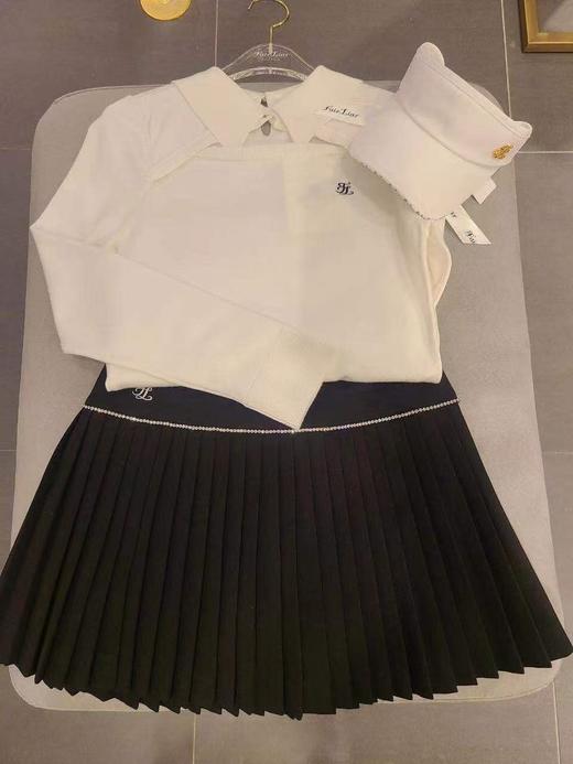 FL秋冬女士爆款高腰带钻边百褶裙来了！W821919-63 商品图6