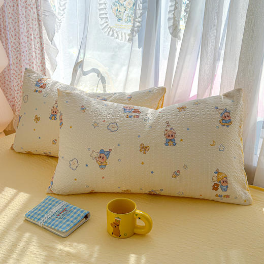 【品牌直发】加倍生活 春夏新款泡泡皱皱纱四件套（12色可选）-yc0228001 商品图5