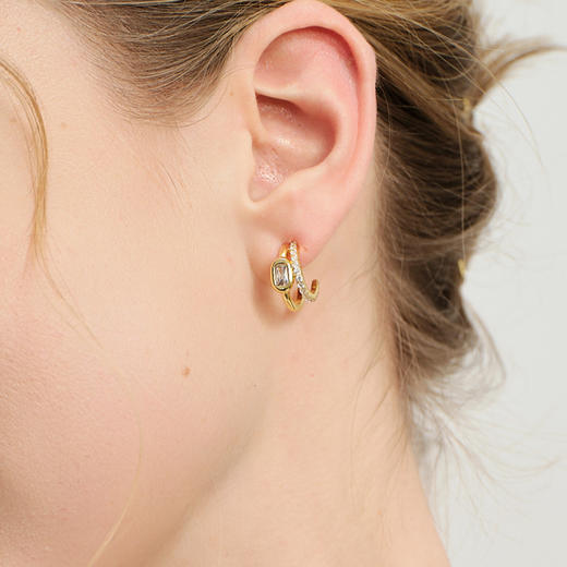 ARSIS｜自由搭配系列 循光方糖耳钉 商品图6