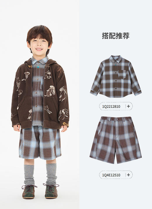 jnby  26年春款  连帽开襟卫衣 1Q2410480 商品图7