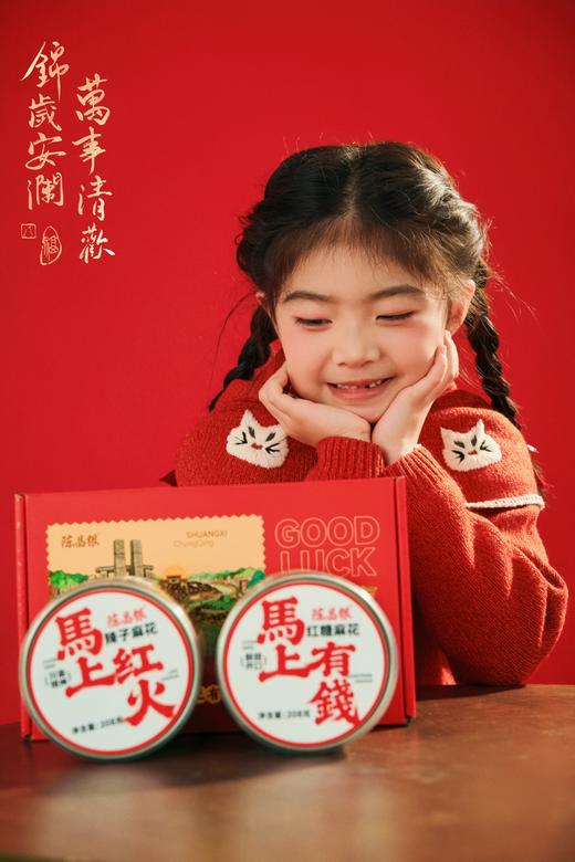 【重庆·立马有礼】礼盒马年新春礼盒 陈昌银辣子麻花+红糖麻花+文创拼装音乐盒+马年公仔 商品图1