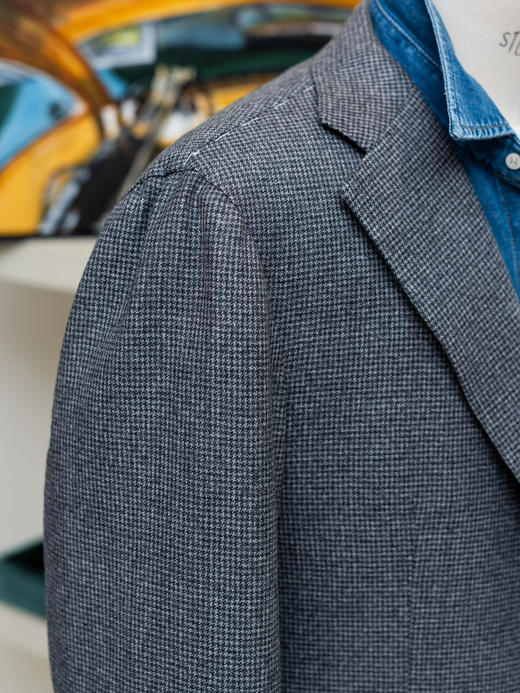 Orazio Luciano 灰色千鸟格单西 商品图4