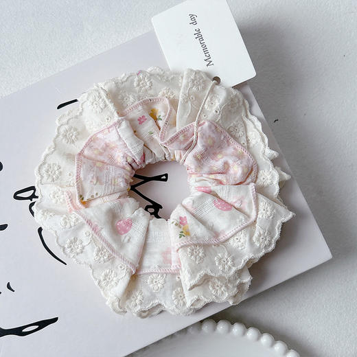 碎花蕾丝大肠发圈-纪念日百货门店同款169256669 商品图3