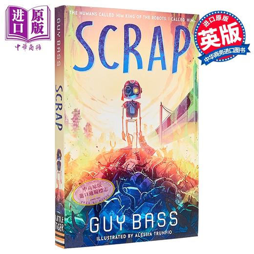 预售 【中商原版】铁皮仔1 SCRAP 英文原版 Guy Bass 奇幻科幻流行小说 青少年小说 商品图3