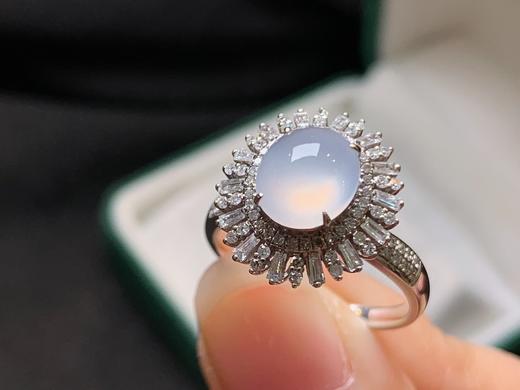 蛋面翡翠戒指 商品图0