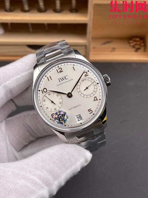 【新款葡七钢带款】新品万国APS葡萄牙七日链系列 APS新款葡七钢带款 白盘金针 男士腕表 商品图1