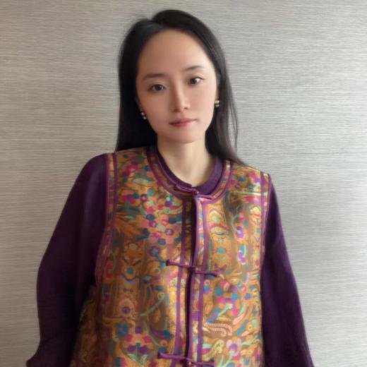 【咕咕同款】NANSONGSILK/NS新中式新款国风圆领提花盘扣新中式坎肩马甲M1D536106Y南宋 商品图1