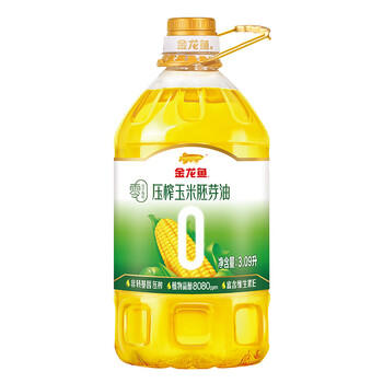 金龙鱼食用油 零反式脂肪压榨玉米胚芽油3.09L /粮油调味 /食用油 /玉米油 商品图3