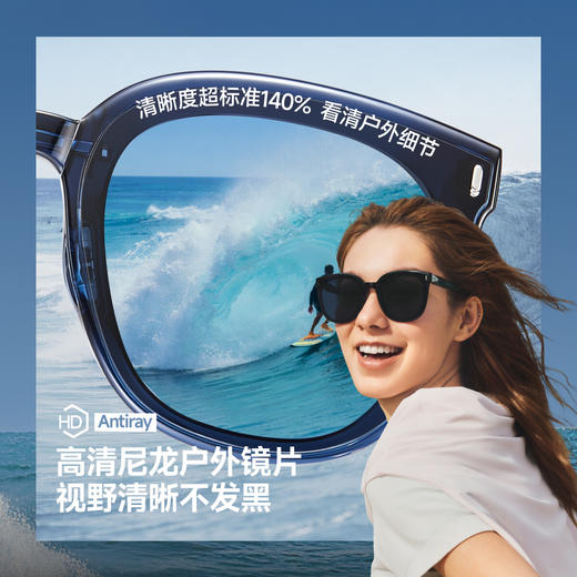 【春上新】【新品】6楼蕉下大方圆框折叠墨镜FD020吊牌价329 商品图1