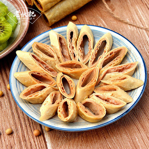 老伙记【开江豆笋350g袋装】手工豆制品豆棒豆筋豆干豆杆 开江黄豆笋 开江黑豆笋 可选【非物质文化遗产】四川名特产非腐竹 无添加 可炒 可炖 多规格可选 商品图5