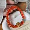 【马到福来红玛瑙手串】敦煌福泽新年红红玛瑙手链柿柿如意本命年好运能量玛瑙手串 商品缩略图2